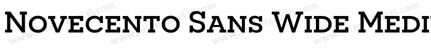 Novecento Sans Wide Medium字体转换